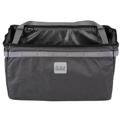 Borough Basket Bag L Dark Grey with Frame